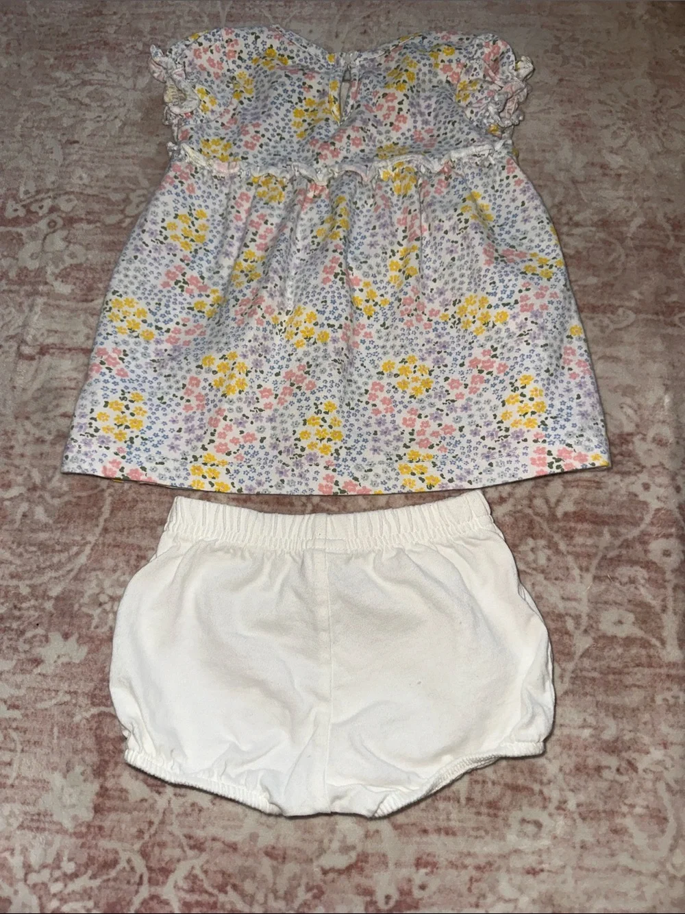 Carters floral dress with bloomers